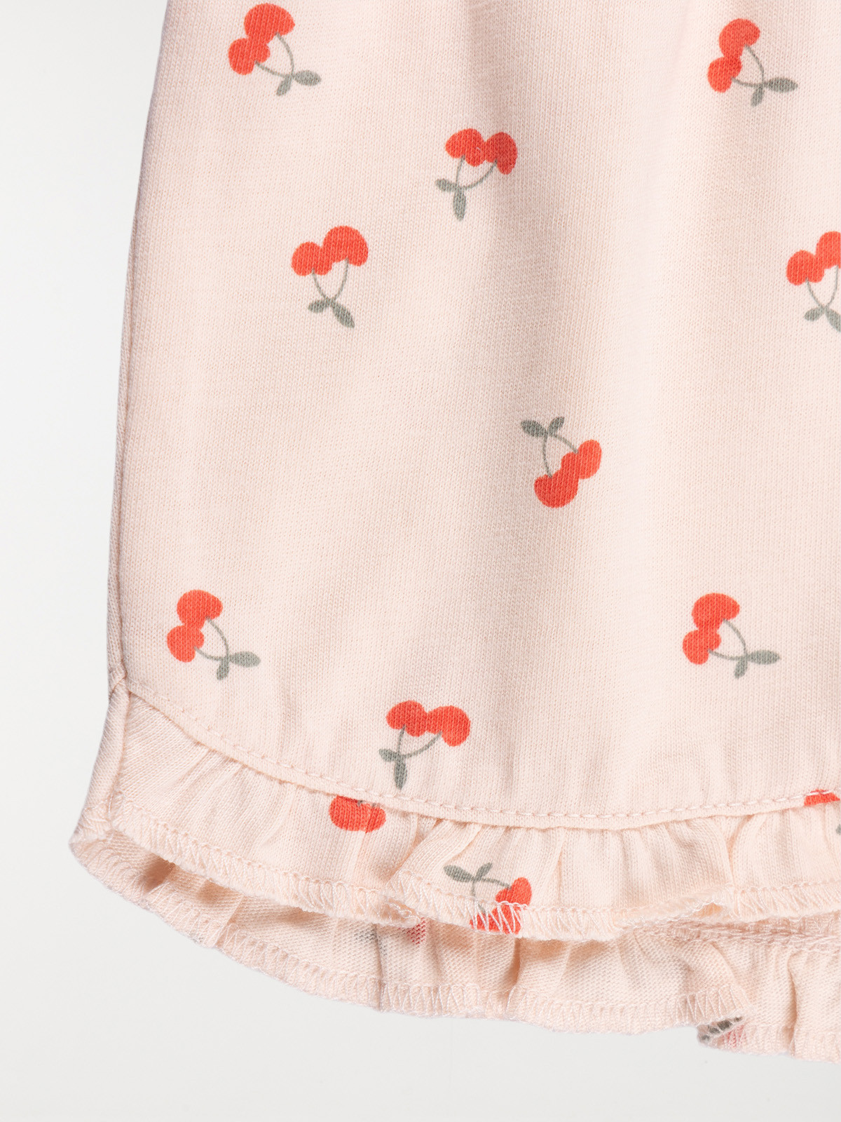 Short basique motif cerise fille (3-36M)