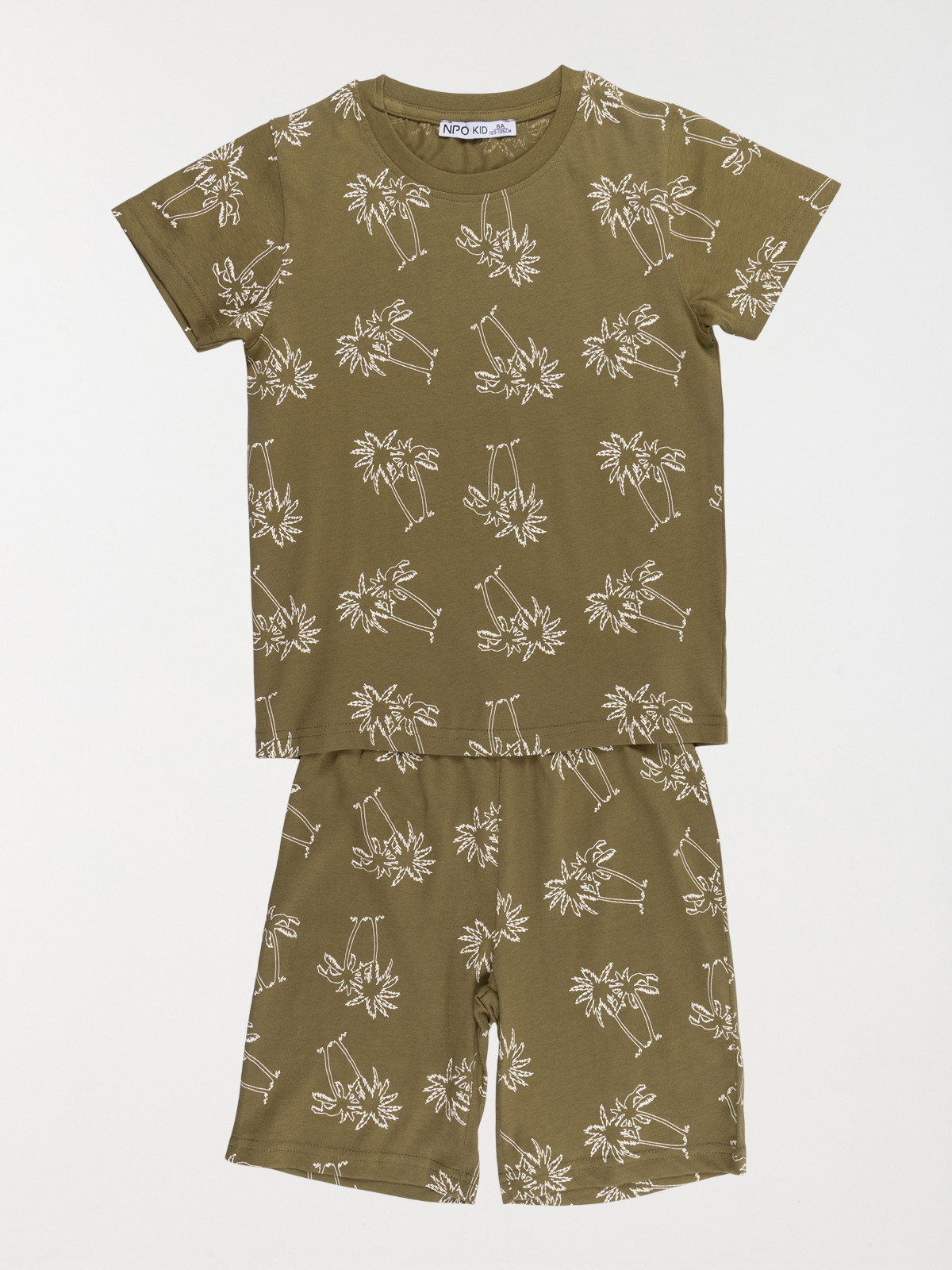 Pyjama court imprimé garçon (3-12A) Pyjama court imprimé garçon (3-12A)