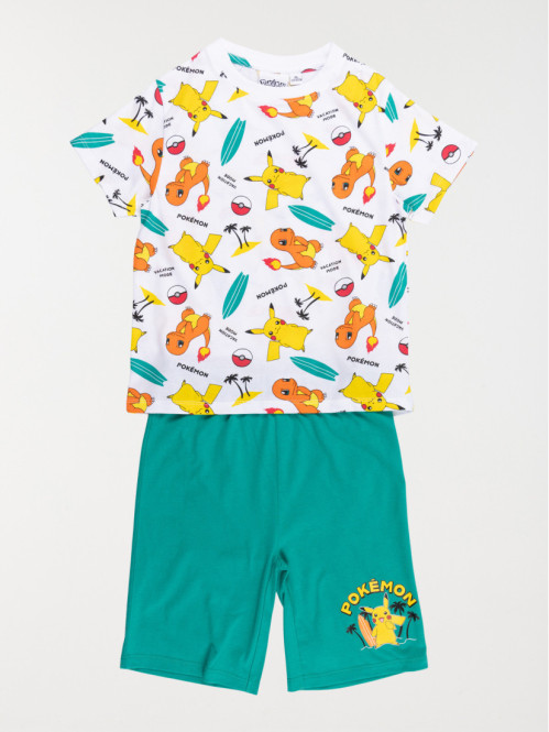 Pyjama court Pokémon garçon...