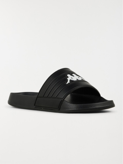 Claquette noire Kappa homme...