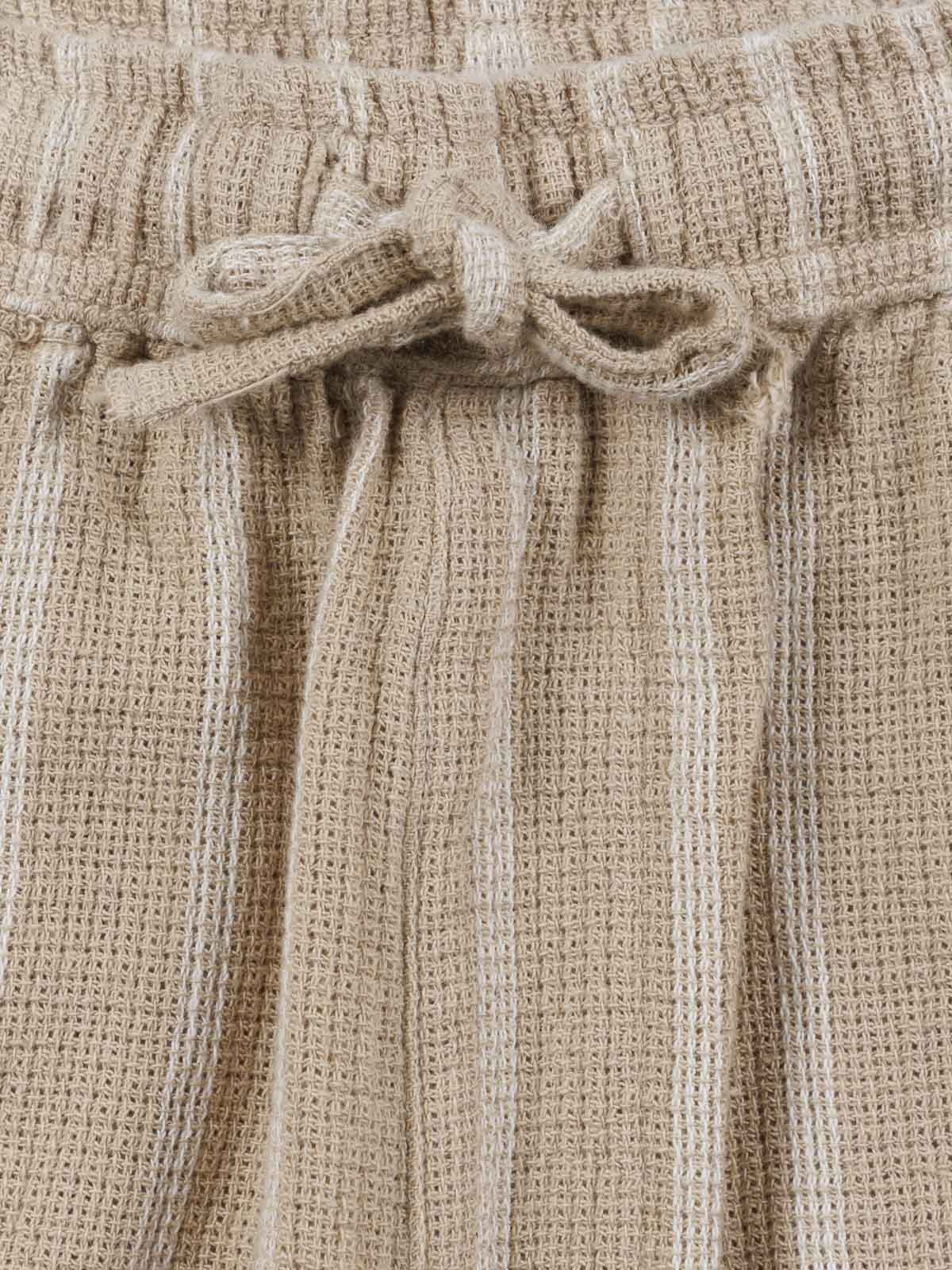 Short rayé coloris sable garçon (XXS-M)