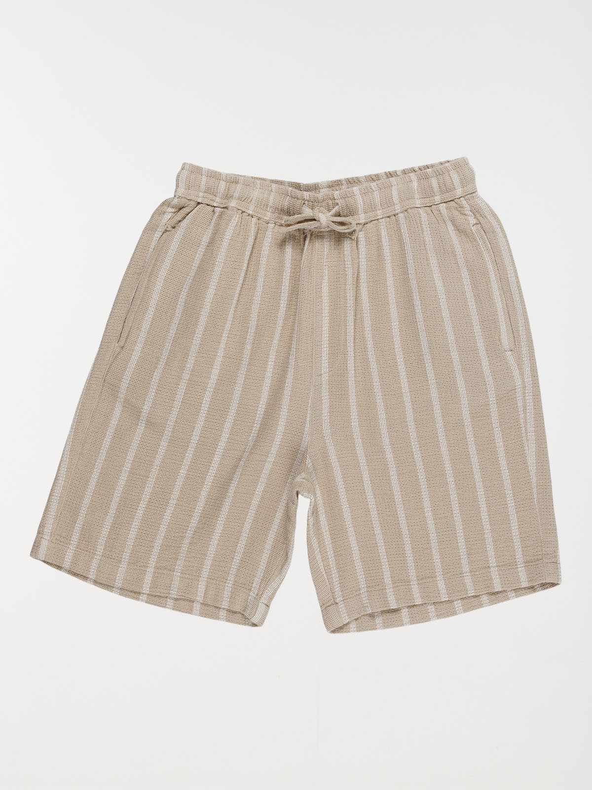 Short rayé coloris sable garçon (XXS-M)