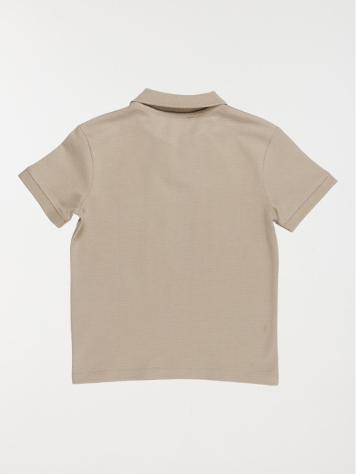 Polo coloris sable garçon...