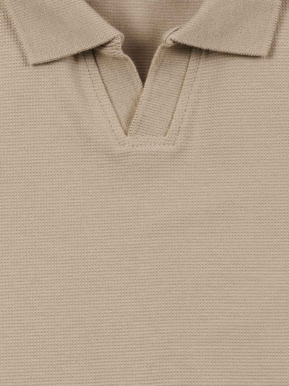 Polo coloris sable garçon (3-12A)