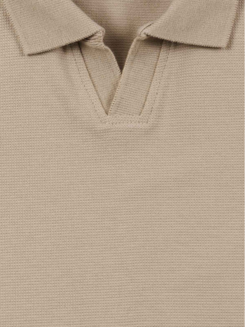 Polo coloris sable garçon...