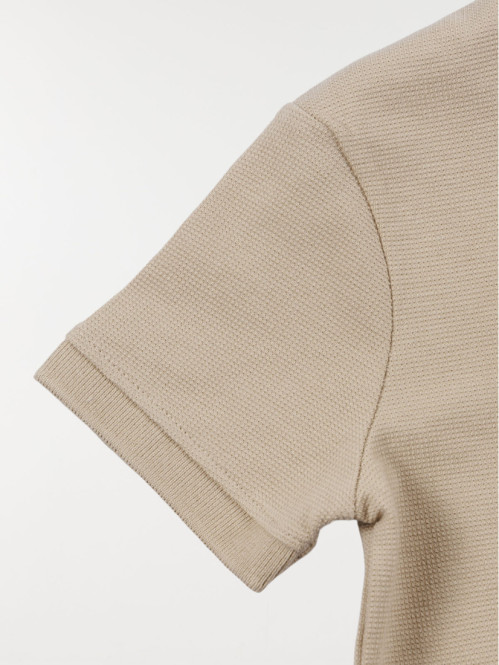 Polo coloris sable garçon...