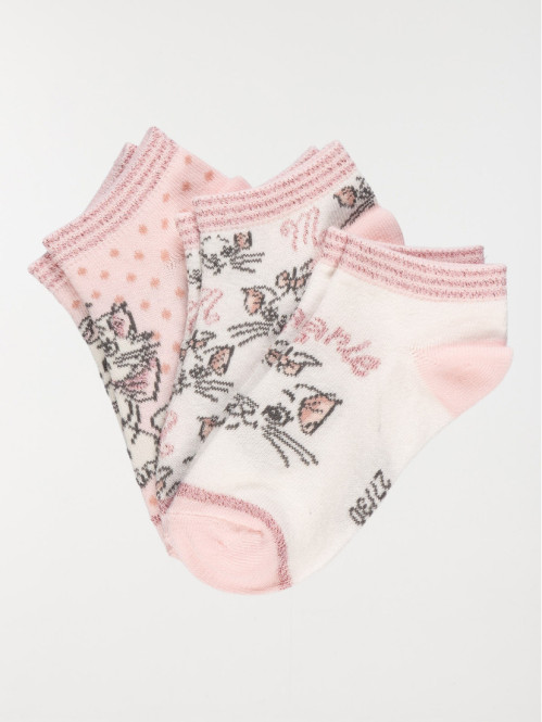 Lot 3 paires chaussettes Marie fille Lot 3 paires chaussettes Marie fille