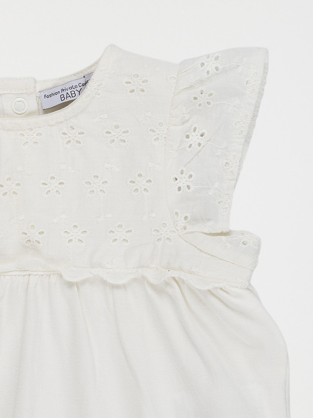 T-shirt fille broderie anglaise (3-36M) T-shirt fille broderie anglaise (3-36M)