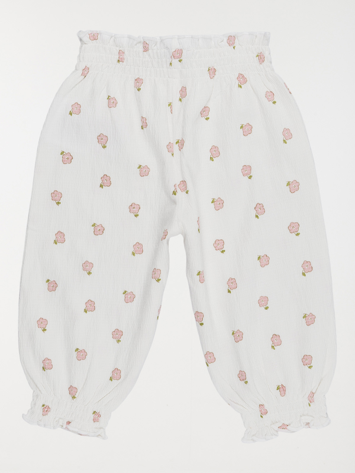 Pantalon imprimé fleuri fille (3-36M)