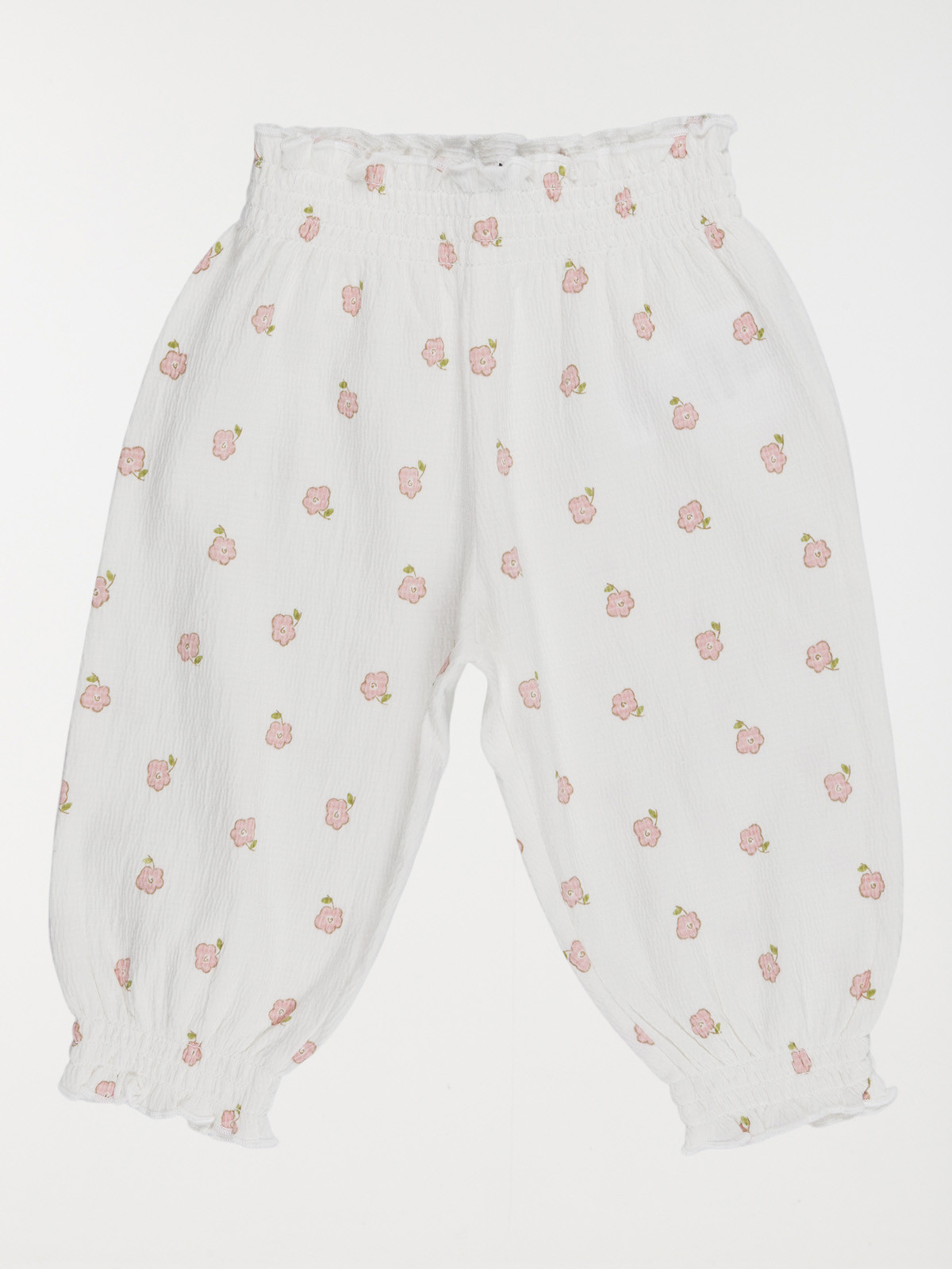 Pantalon imprimé fleuri fille (3-36M)