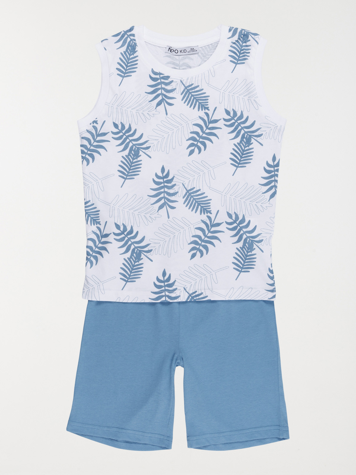 Pyjacourt motif feuillage garçon (3-12A)