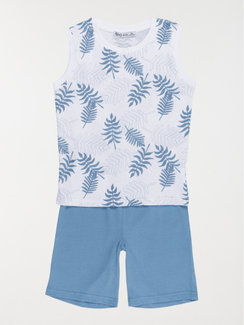 Pyjacourt motif feuillage...