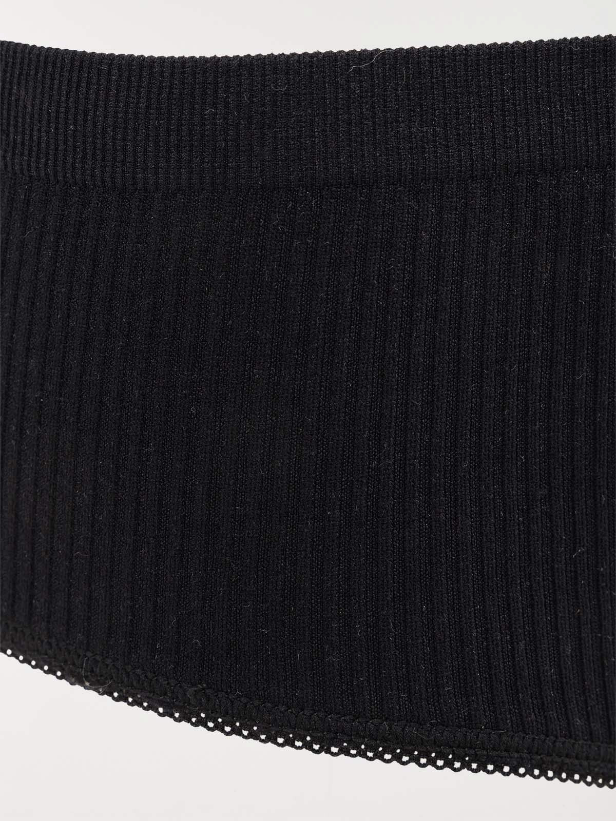 Shorty noir côtelé femme (S-XL)