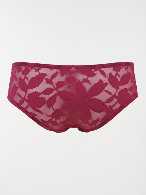 Shorty en dentelle plum...
