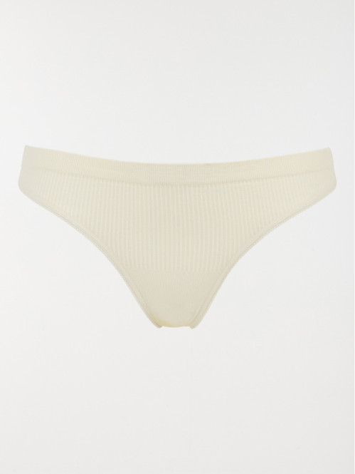 String côtelé ivoire femme...