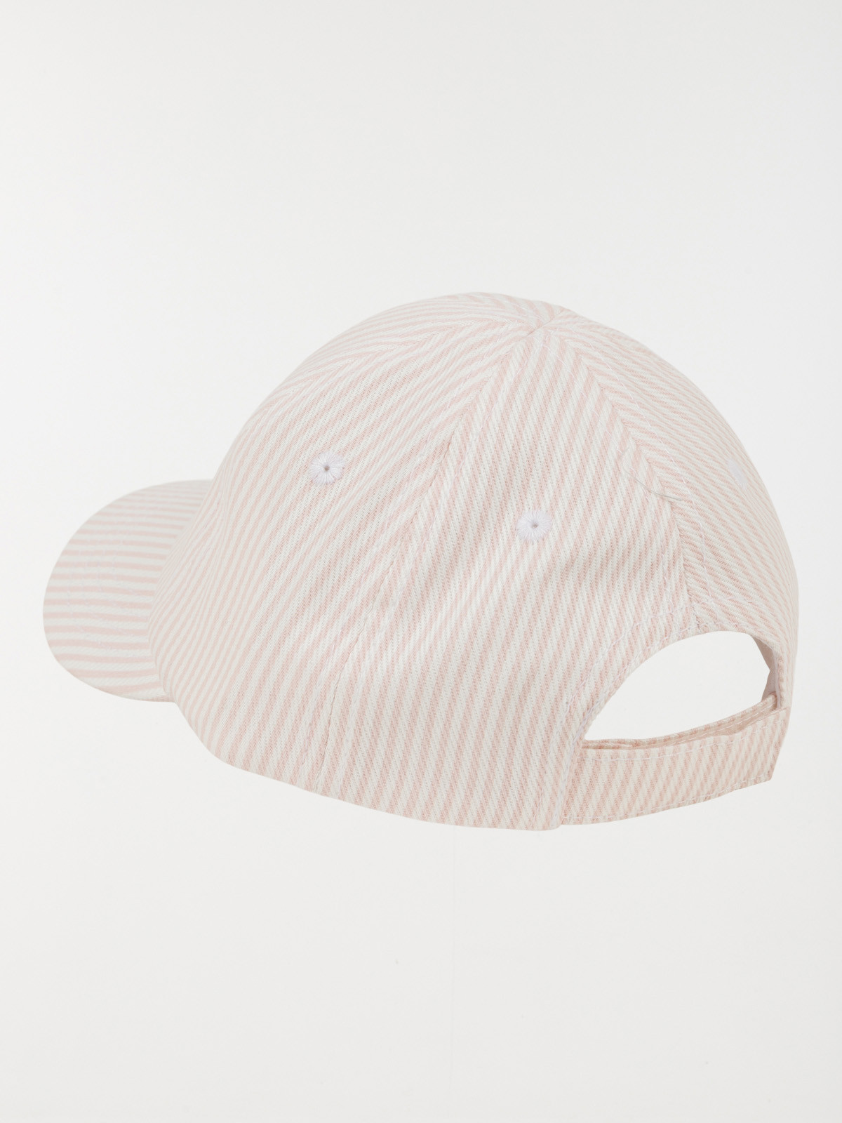 Casquette rayée soleil brodé fille