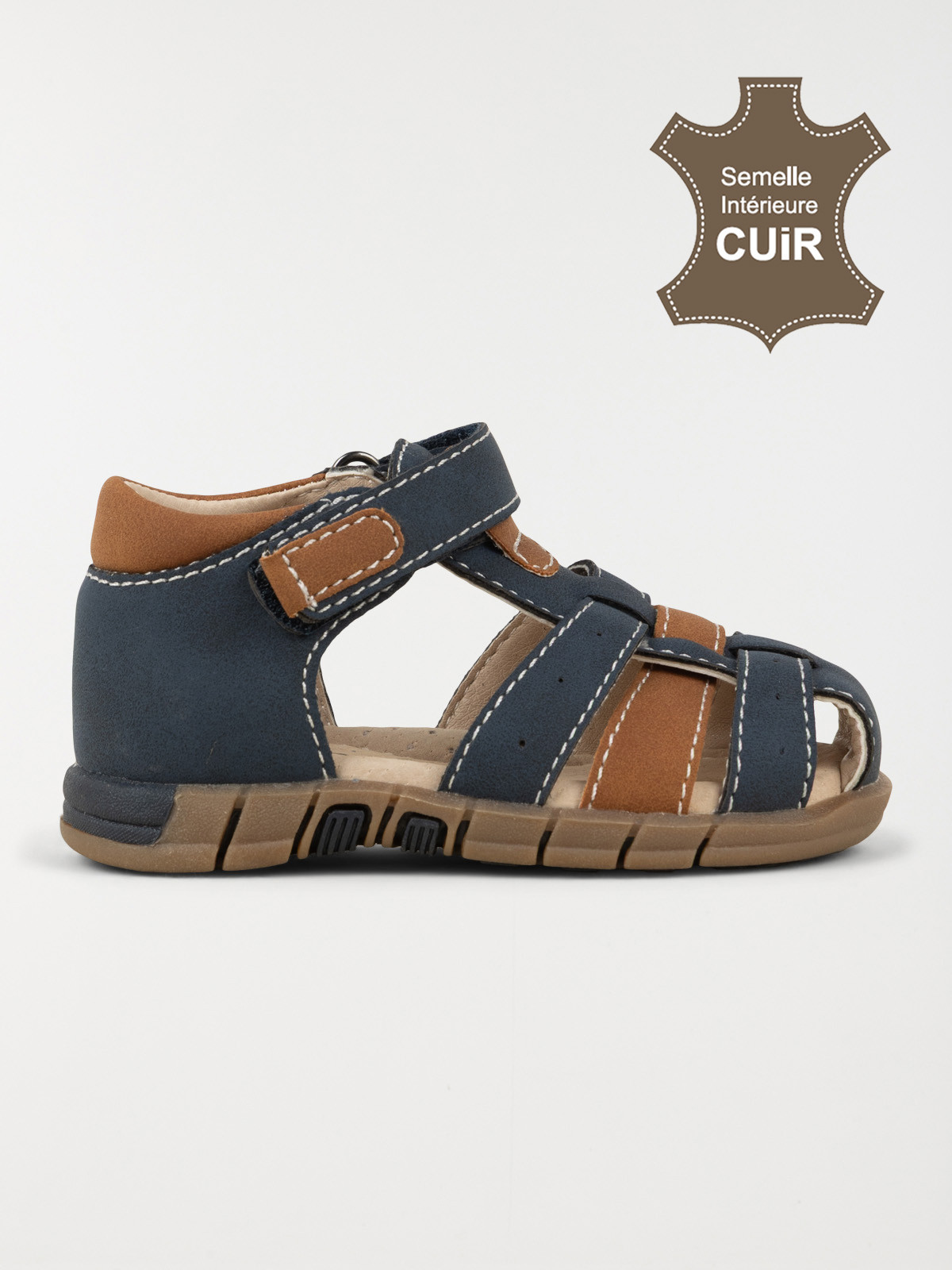 Sandale bicolore garçon (20-23)