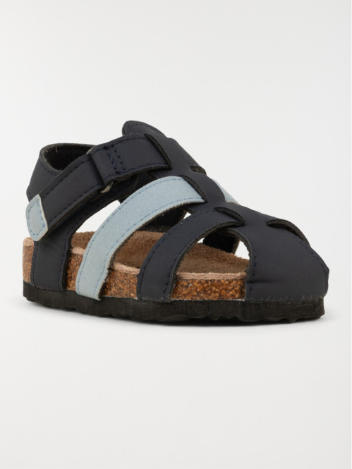 Sandale bicolore scratch...
