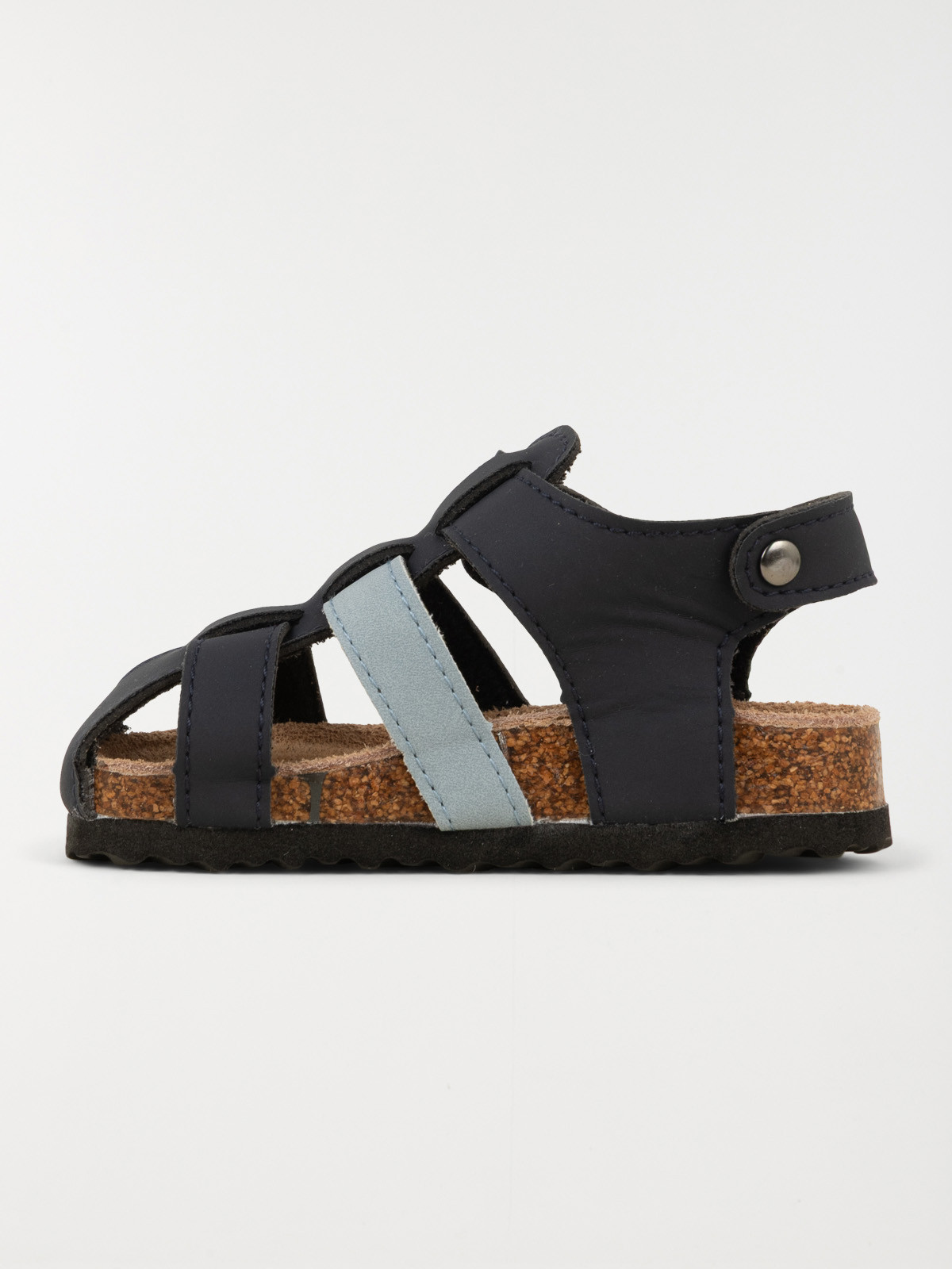 Sandale bicolore scratch garçon (19-23)