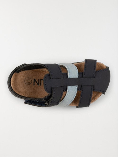 Sandale bicolore scratch...