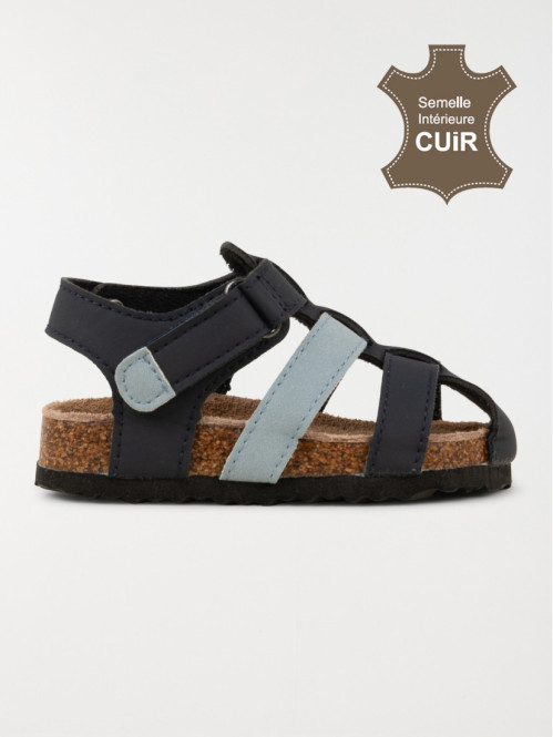 Sandale bicolore scratch...