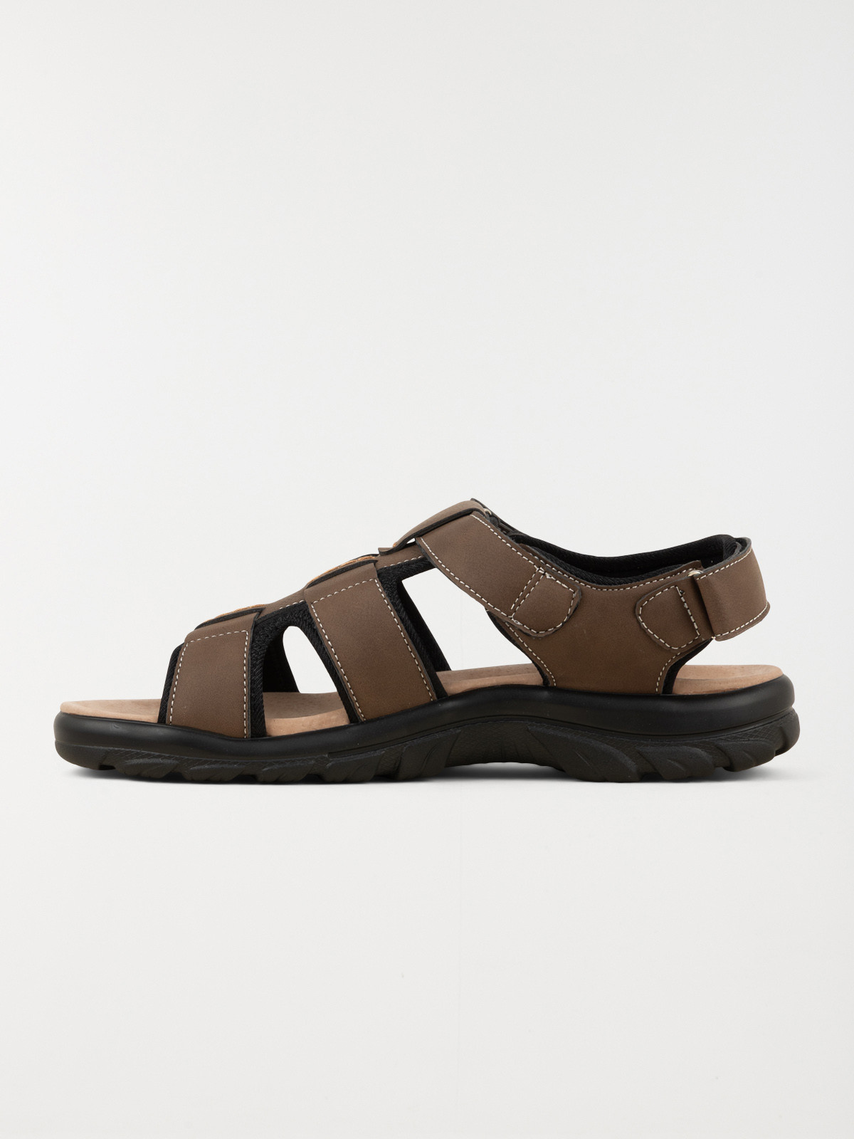Sandales marrons scratchs homme (40-45)