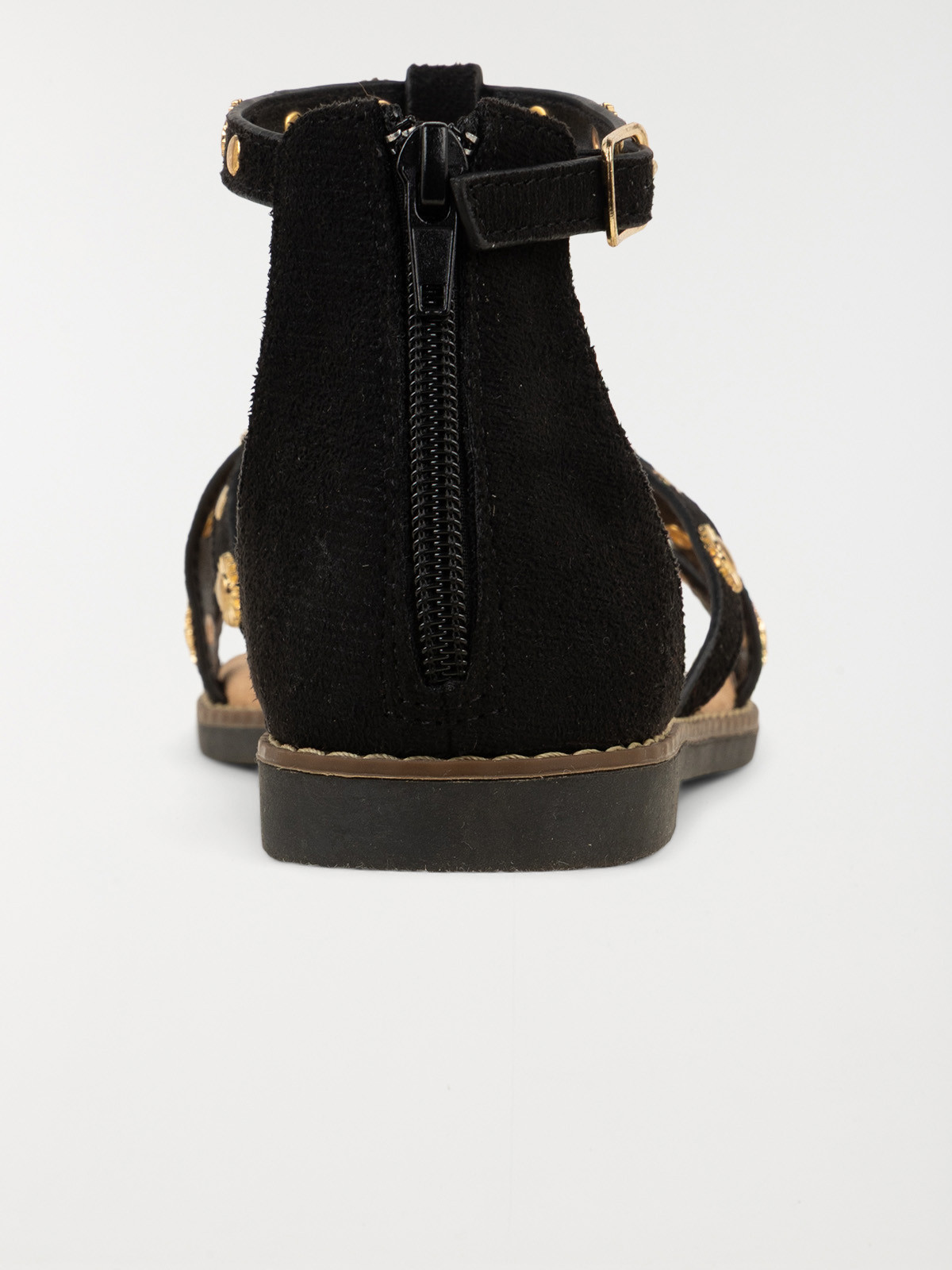 Sandales montantes noires femme (36-41)