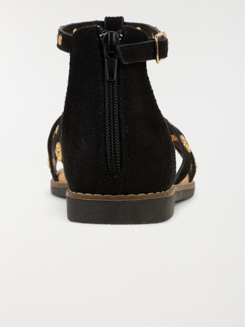 Sandales montantes noires...