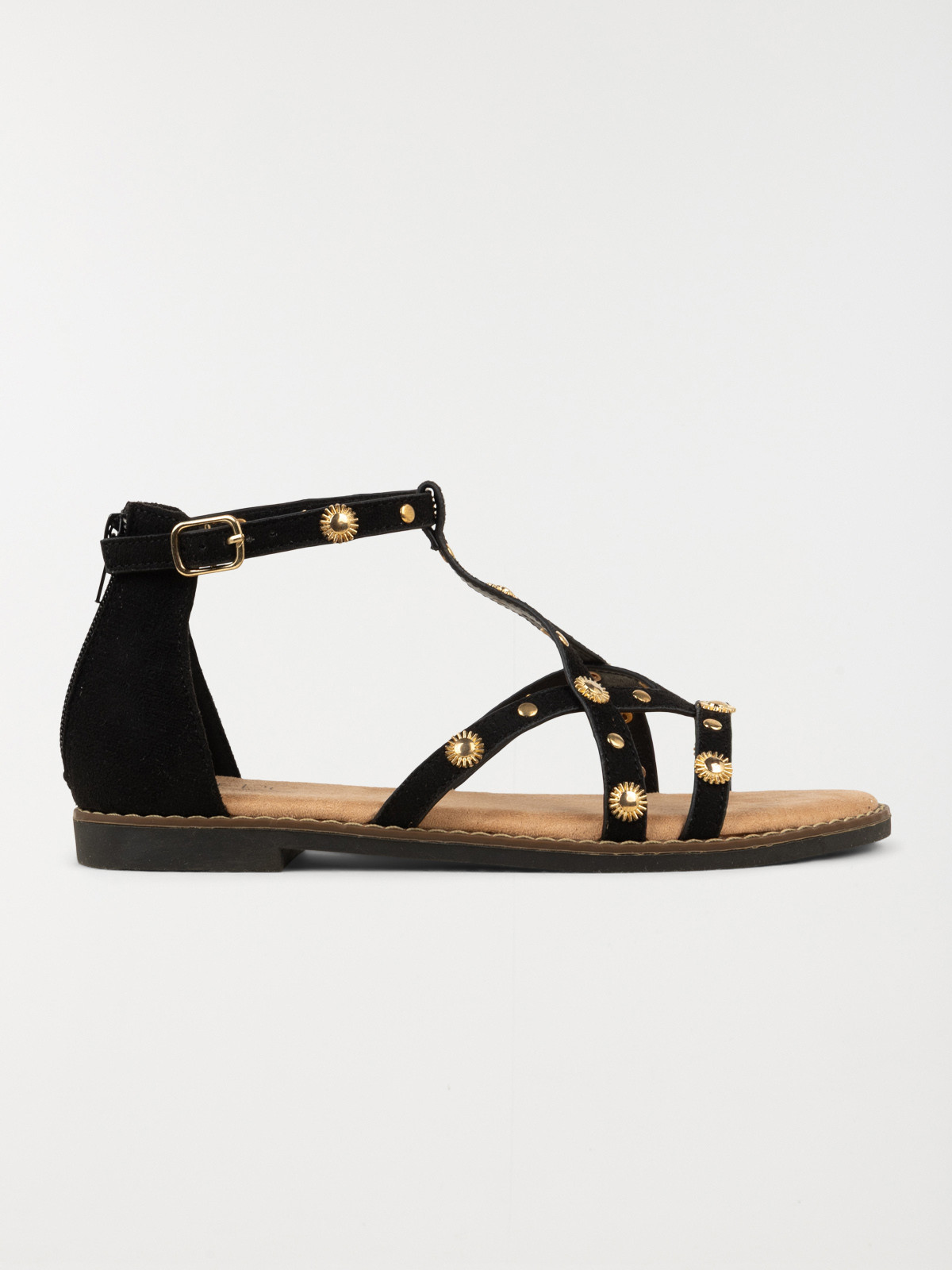 Sandales montantes noires femme (36-41)