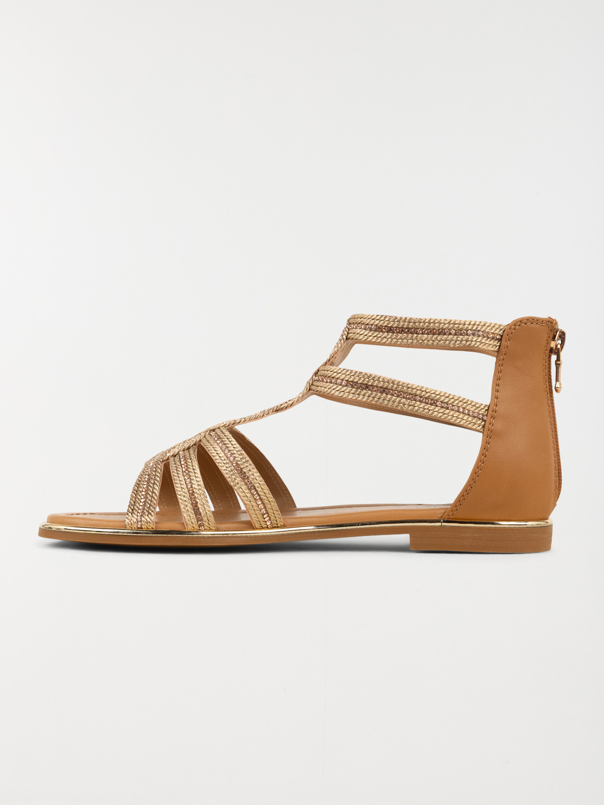 Sandales strass montantes femme (36-41)