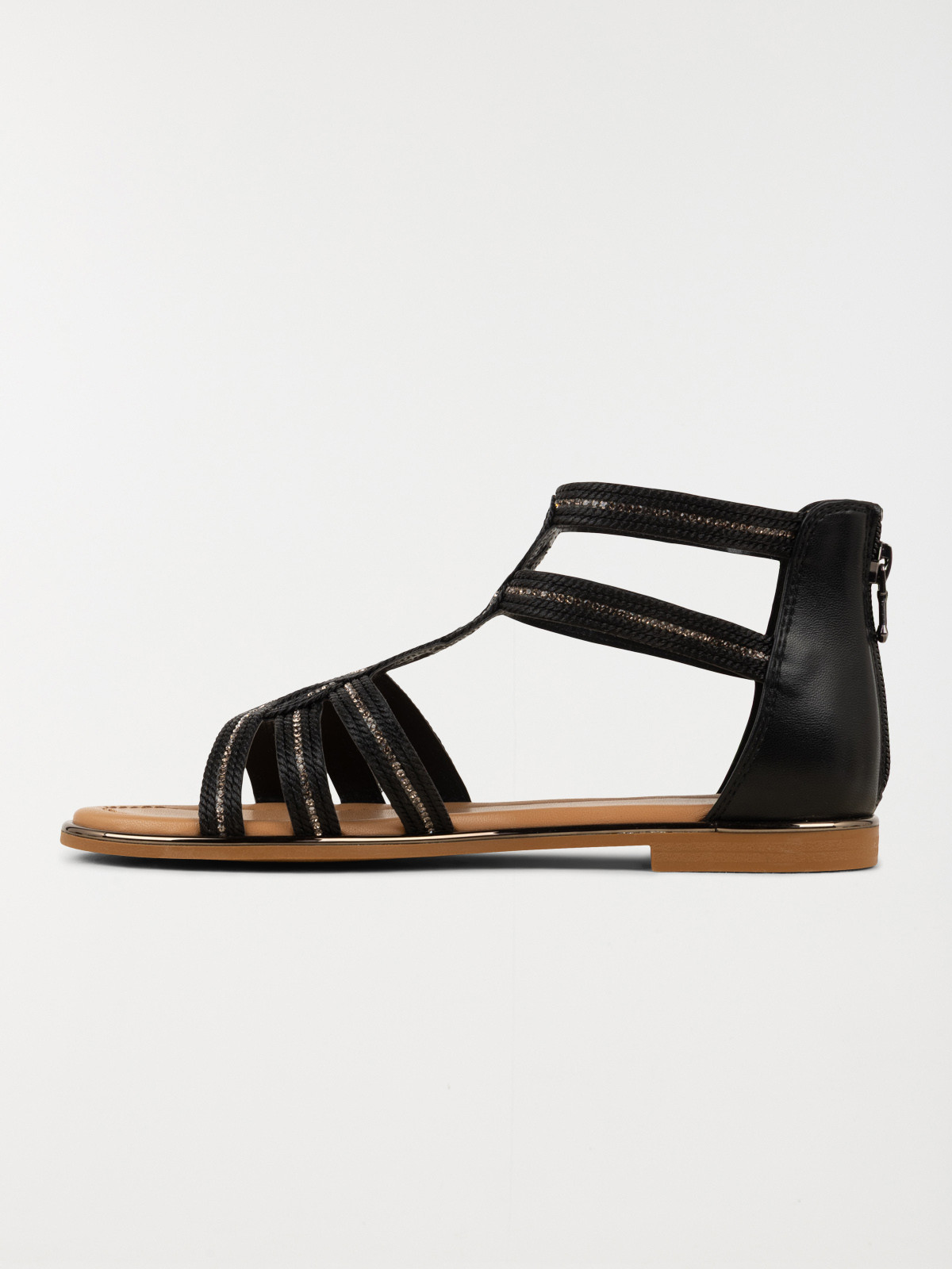 Sandales montantes strass femme (36-41)