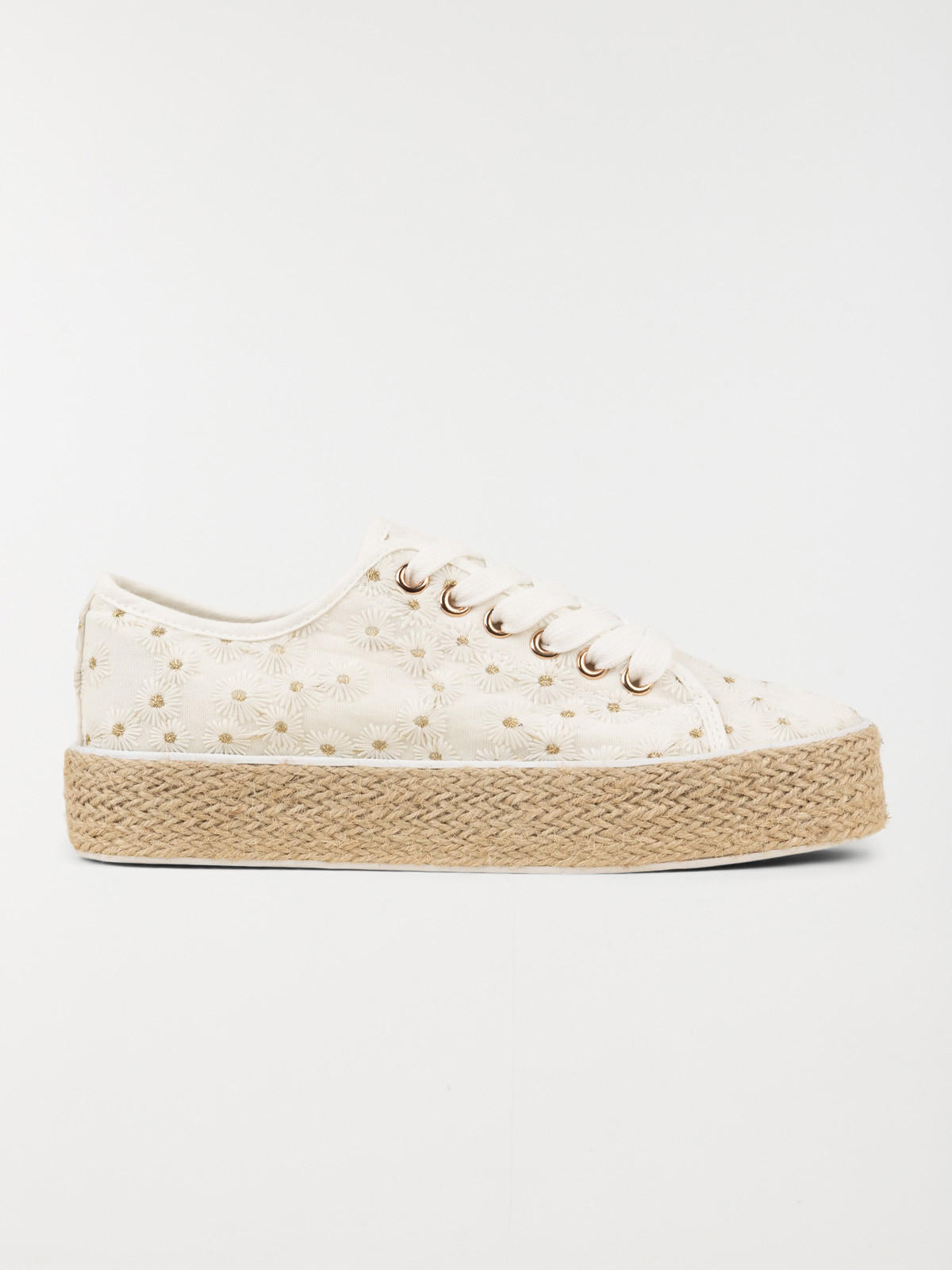 Tennis brodée plateforme femme (36-41)