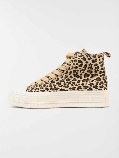 Tennis léopard plateforme...