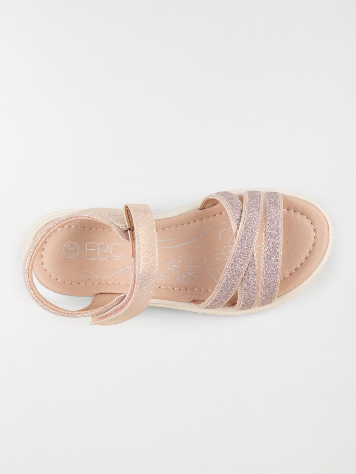 Sandale lilas plateforme fille (31-36)