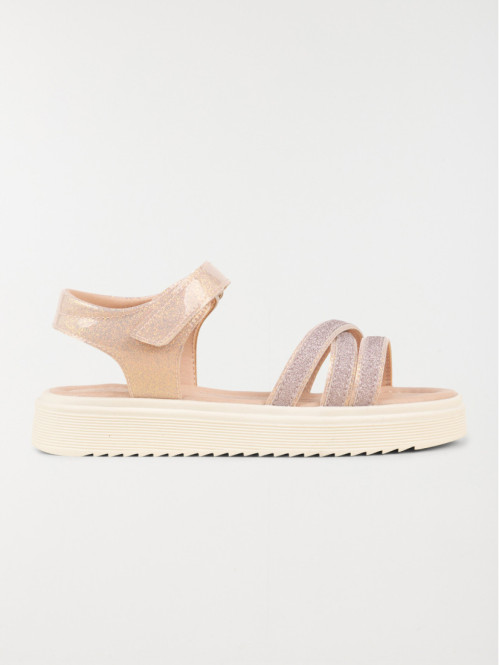 Sandale lilas plateforme...