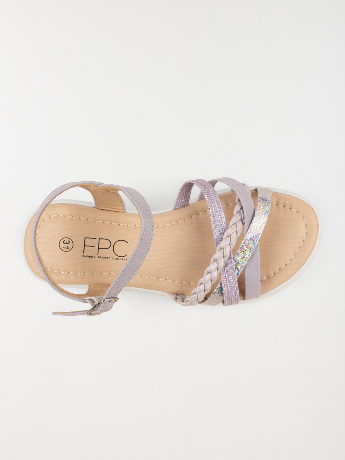 Sandales lilas fille plateforme (31-36)
