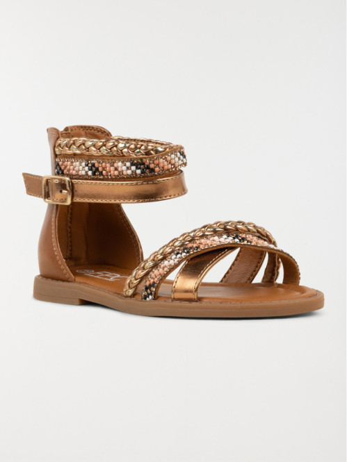 Sandales montantes fille (31-36) Sandales montantes fille (31-36)