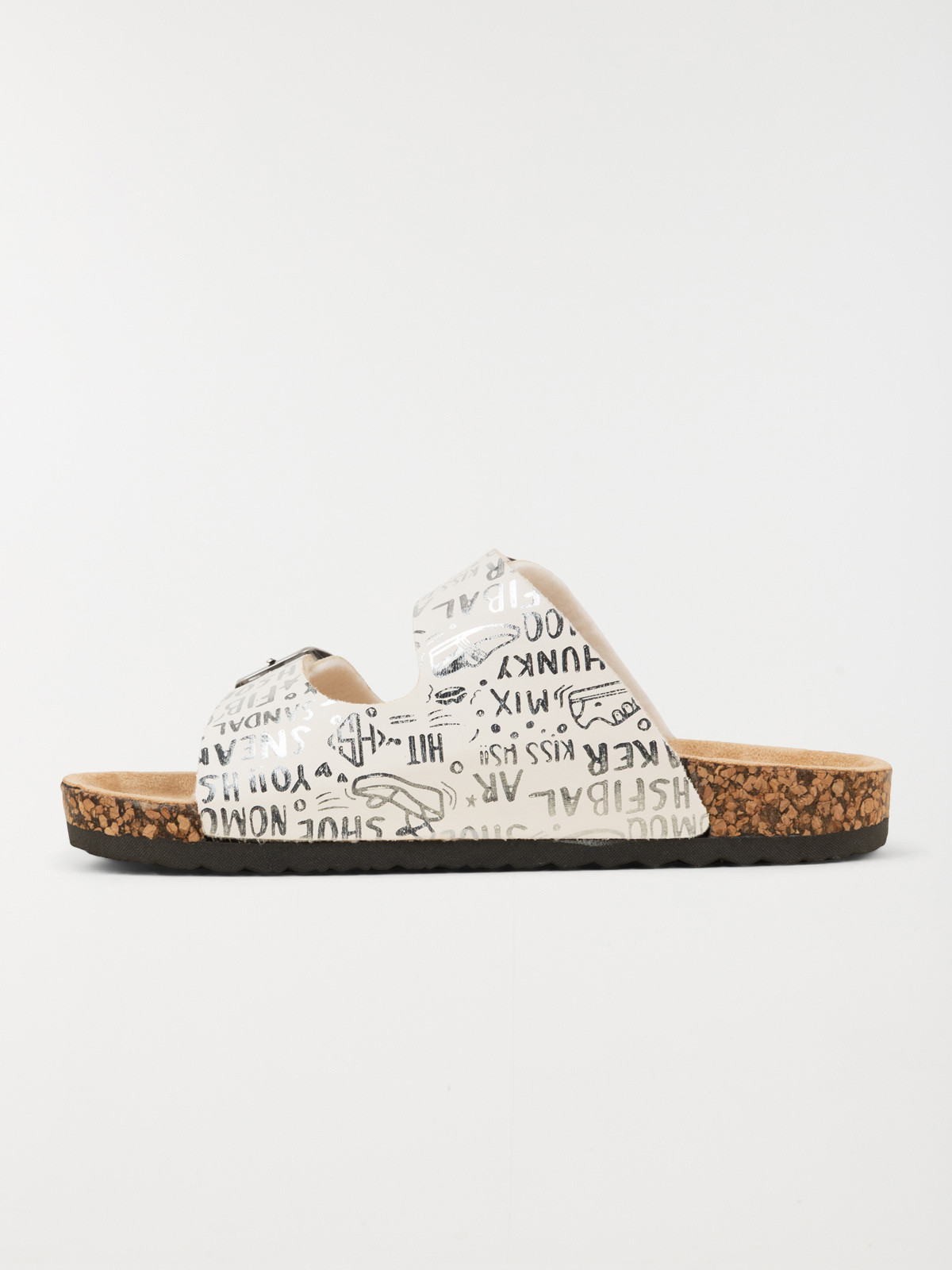 Sandale blanche imprimée fille (31-36)