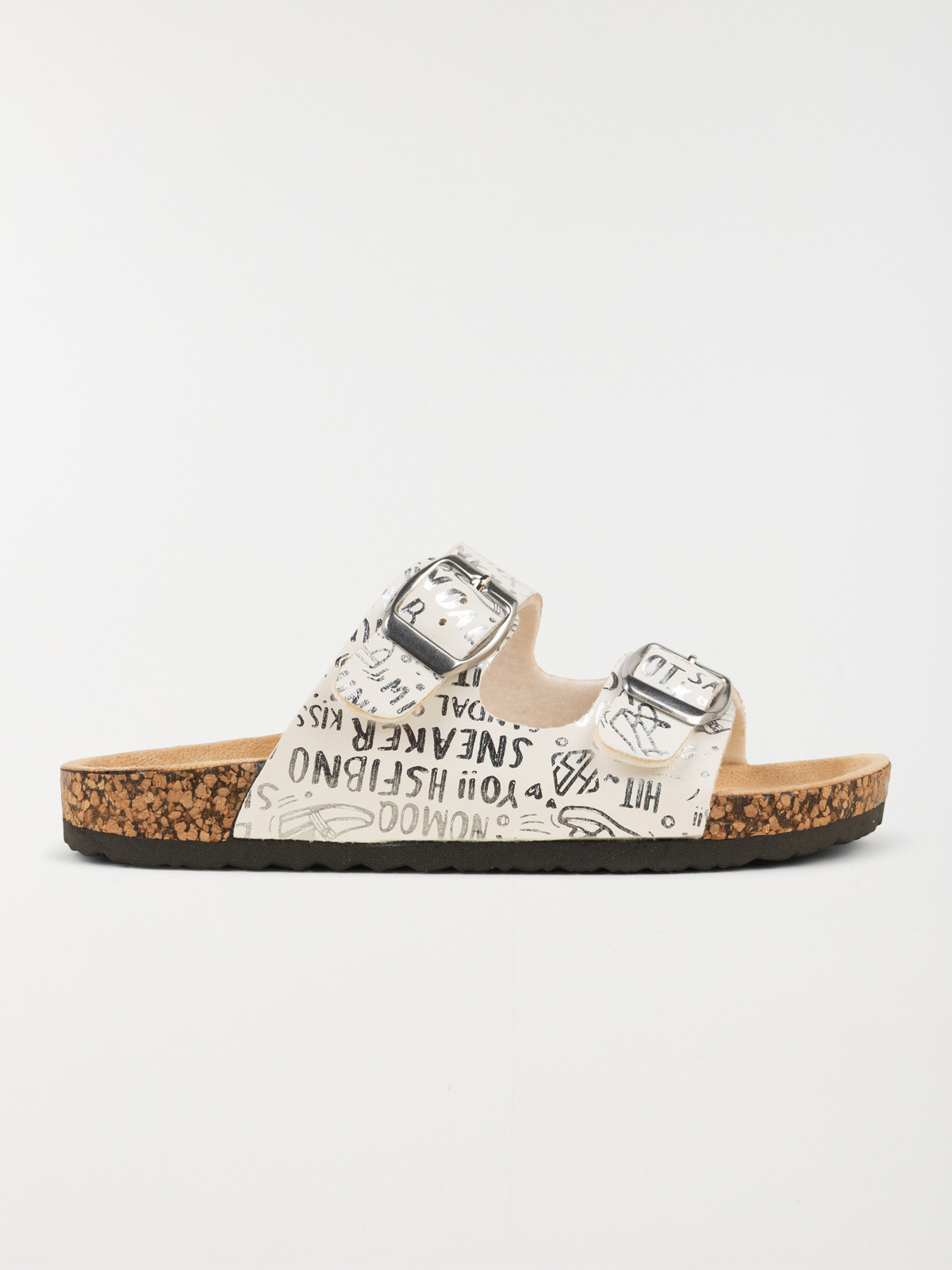 Sandale blanche imprimée fille (31-36)