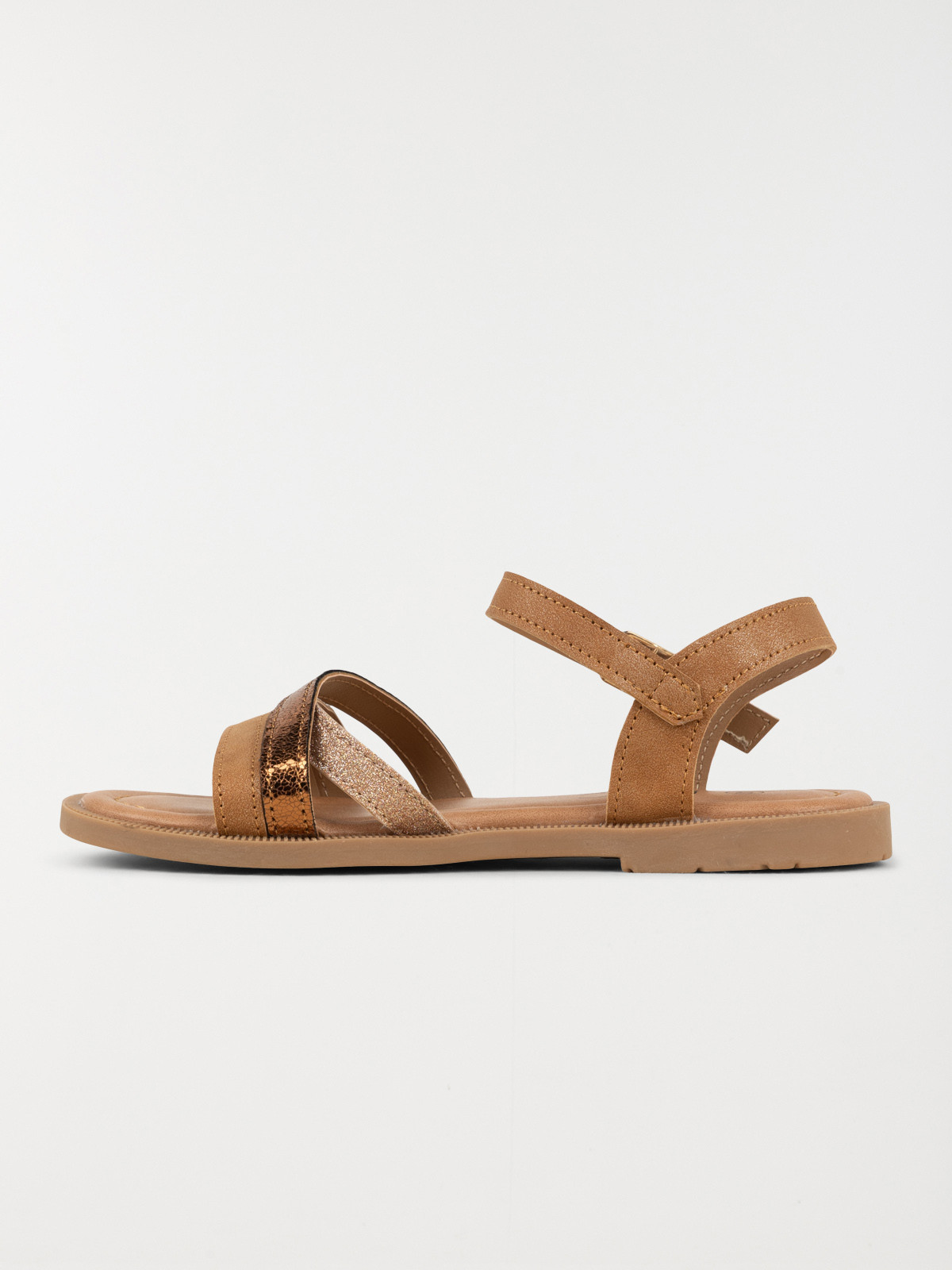 Sandales coloris camel fille (31-36)