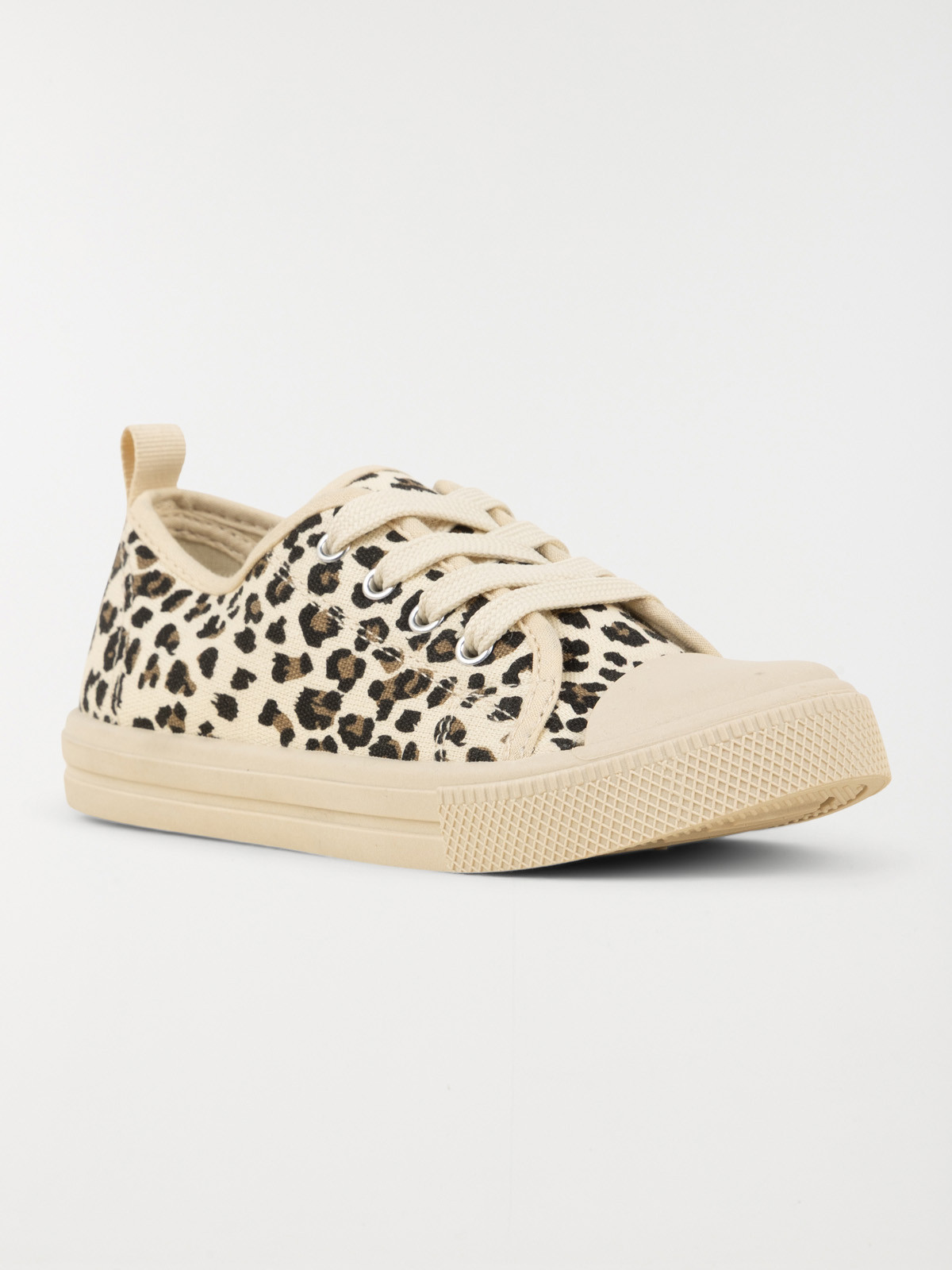 Tennis en toile léopard fille (31-36)