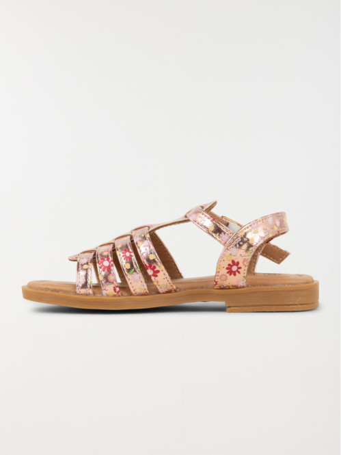 Sandales fleuries fille...