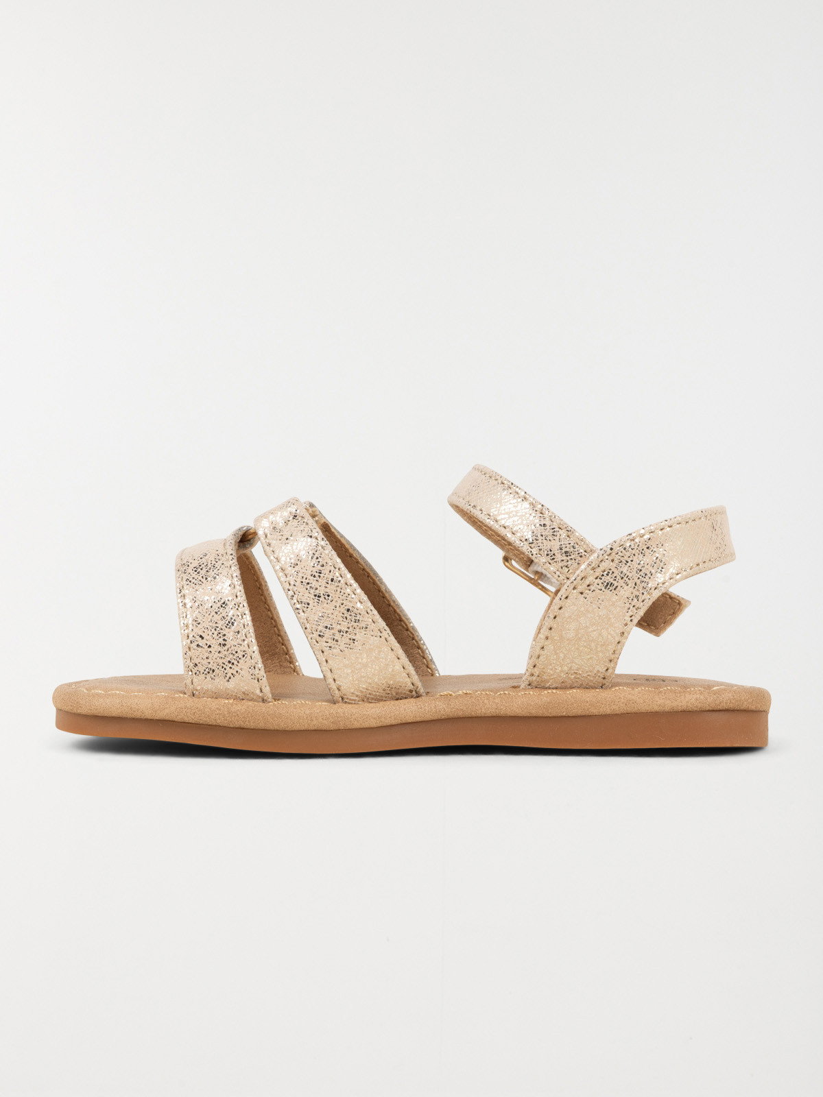 Sandales dorées coeur fille (24-30)