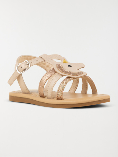 Sandale pailletée licorne...