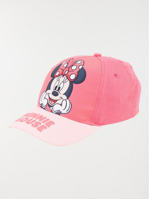 Casquette rose Minnie fille