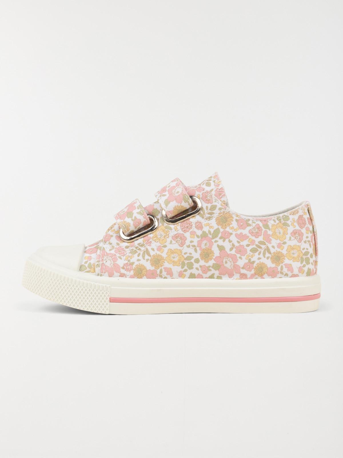 Tennis toile fleurie fille (24-30)