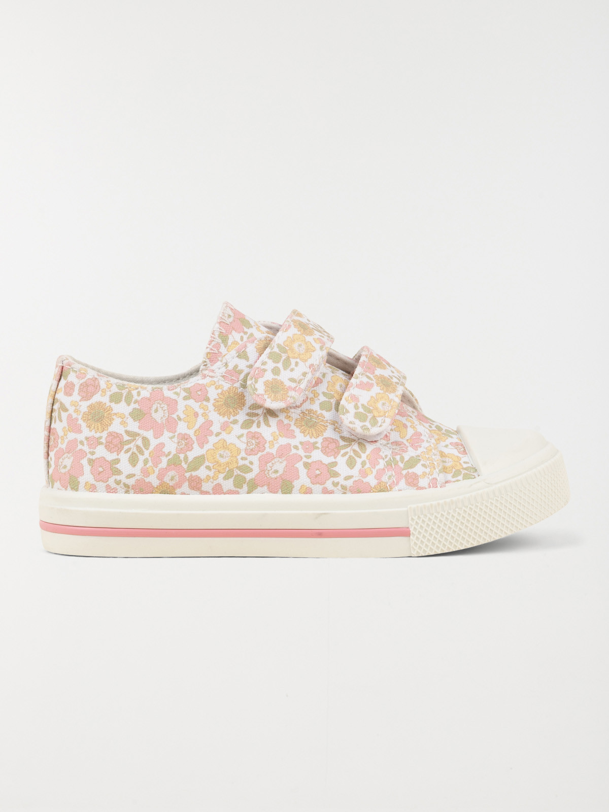 Tennis toile fleurie fille (24-30)