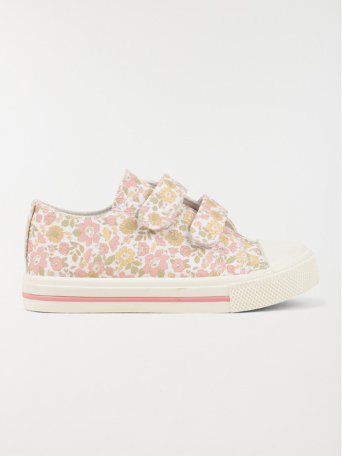 Tennis toile fleurie fille...