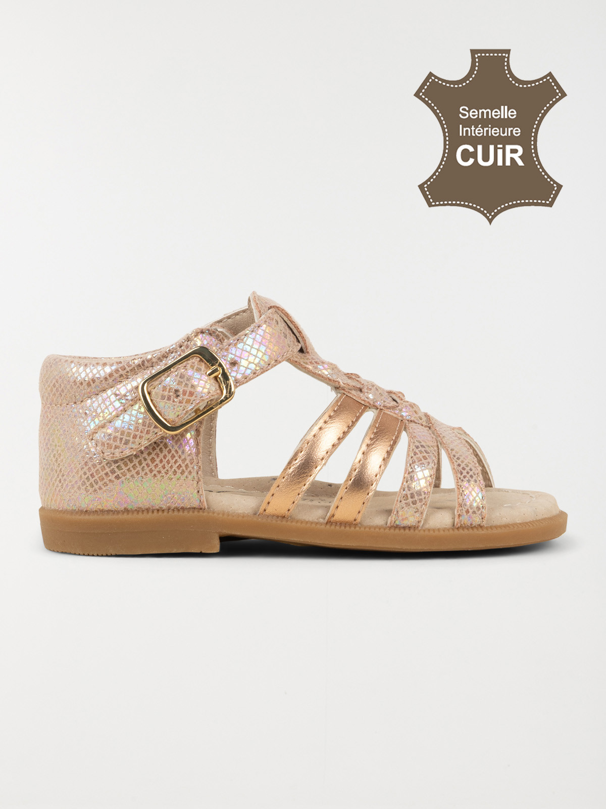 Sandales roses fille (18-23)