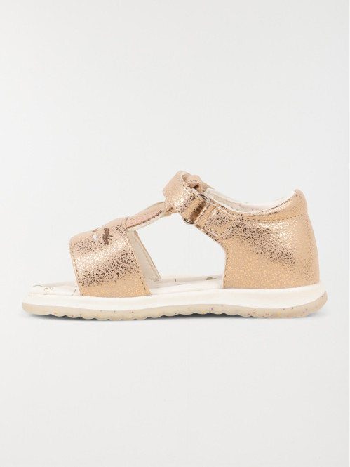 Sandales à scratchs lapin...